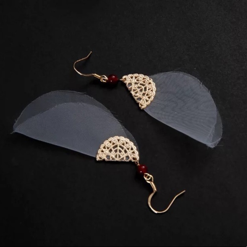 Vintage Elegant Butterfly Wings Earrings